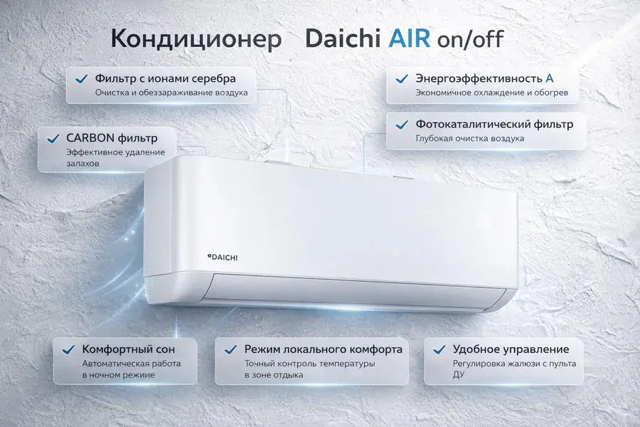 Кондиционер Daichi Air On-Off